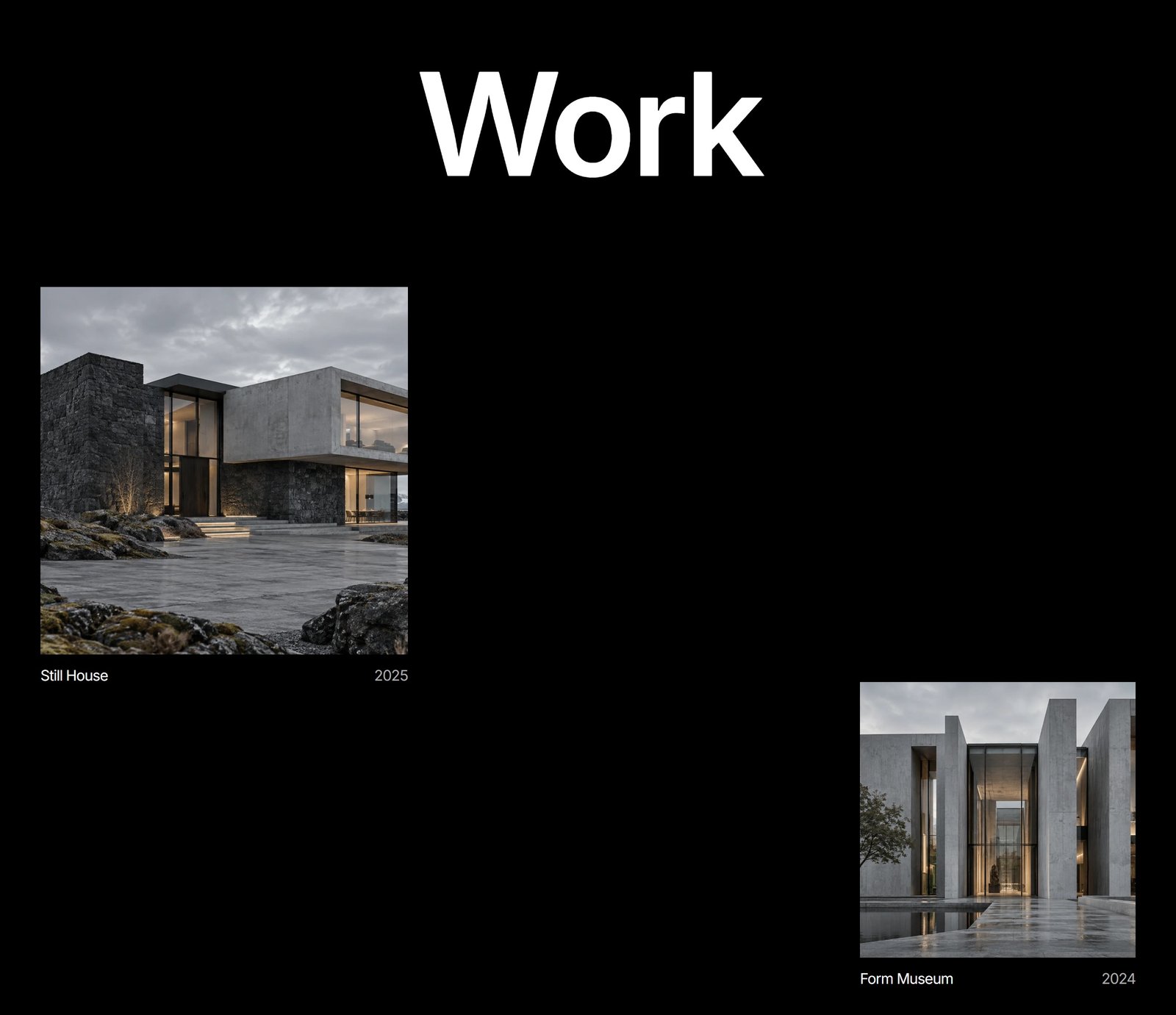 ARC FLOW architectural project gallery